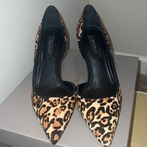 WHBM Leopard Pumps